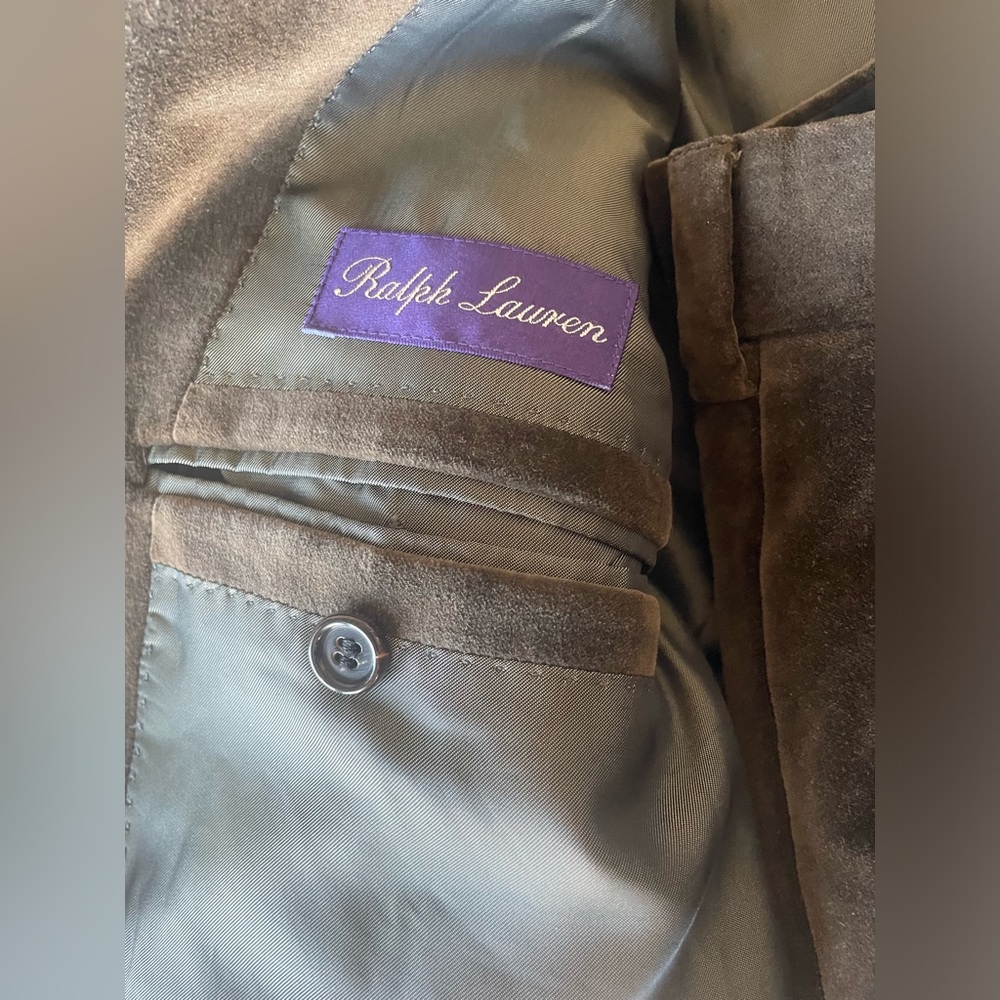 Ralph Lauren Purple Label Green suit